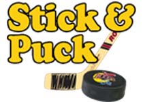 stick and puck rocket ice