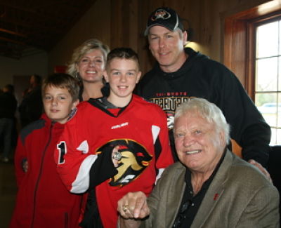 Bobby Hull and Hockey Family