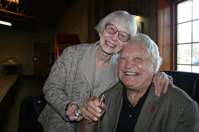 Bobby Hull with Mary