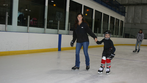 Rocket Ice ice skating near Plainfield, open skating.