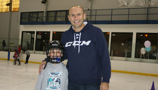 Ice skating rink near Woodridge - Hockey at Rocket Ice.