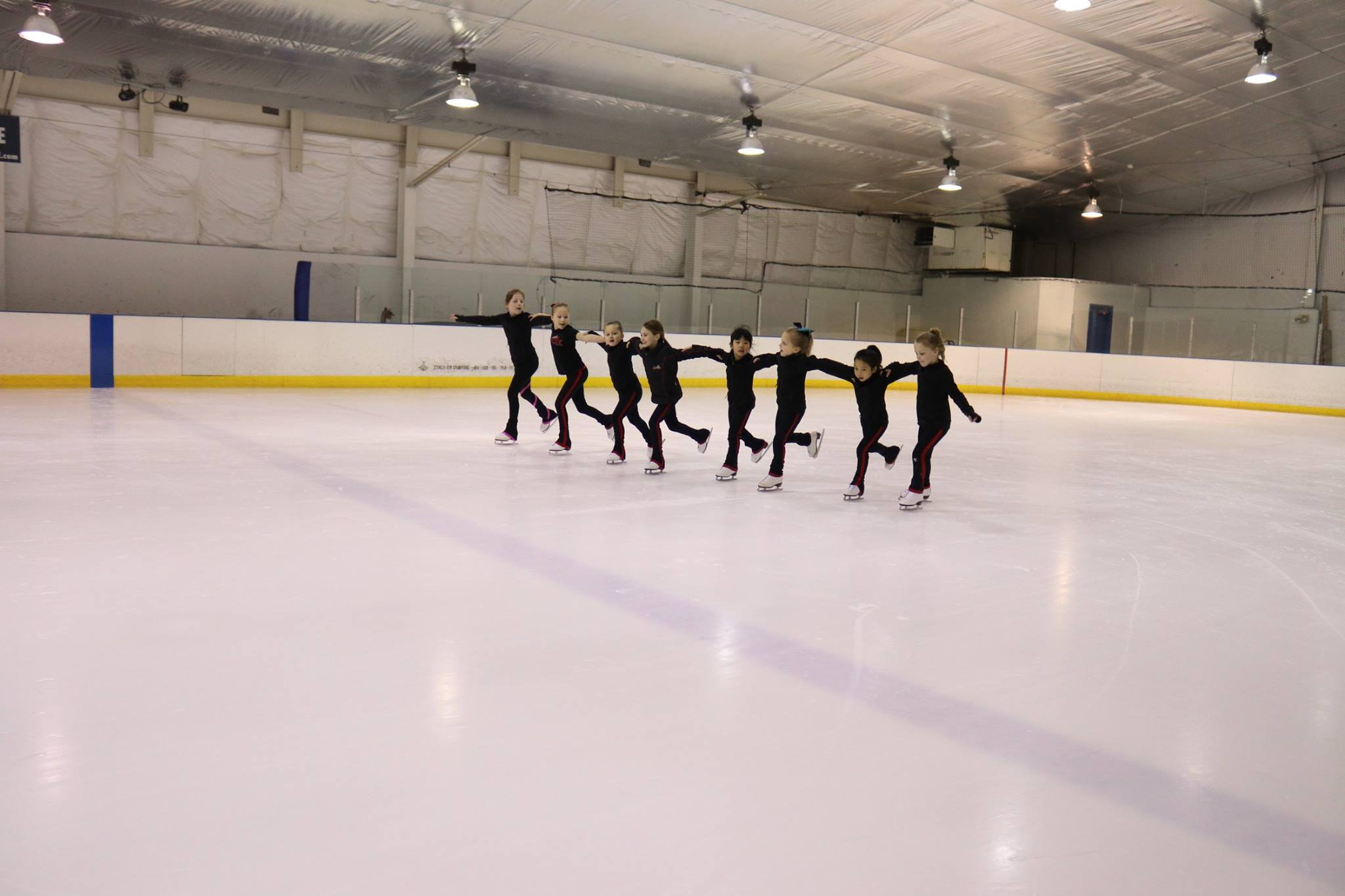Synchronized Skating is a great sport for young girls