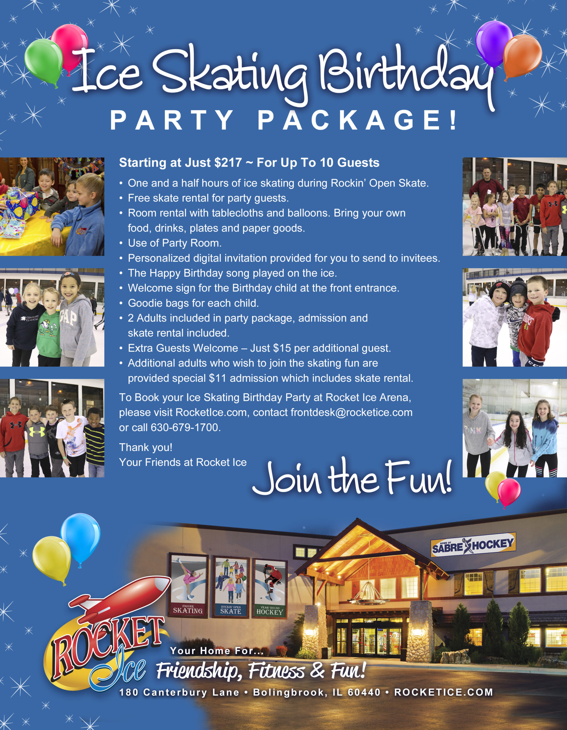 2026 Birthday Party Package